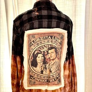 Loretta Lynn and Conway Twitty Flannel